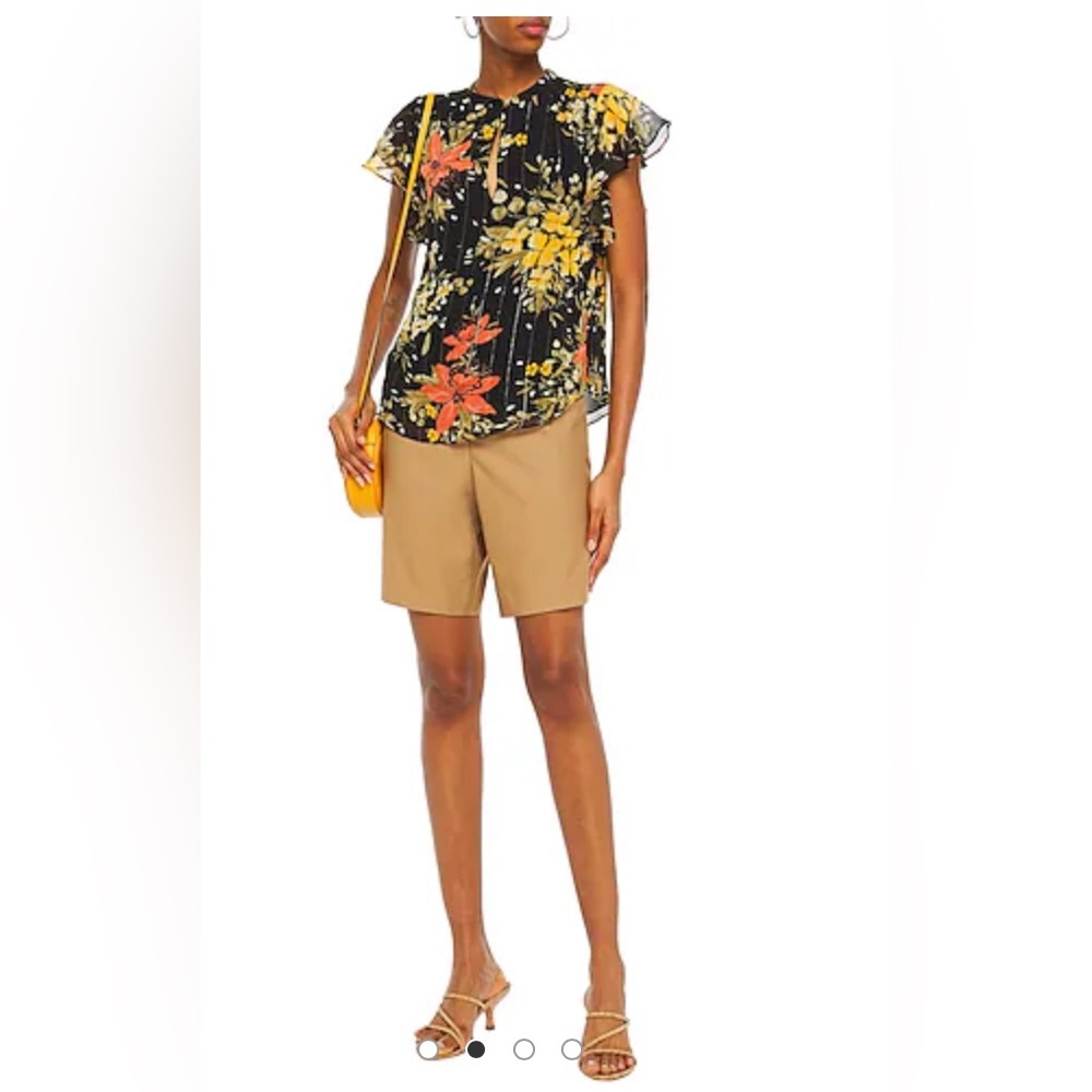 Joie Albany Floral Silk Blouse